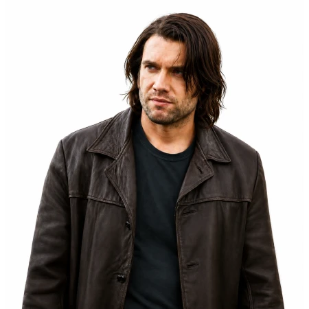 The Westies 2026 Tom Brittney Brown Leather Coat | America Suits